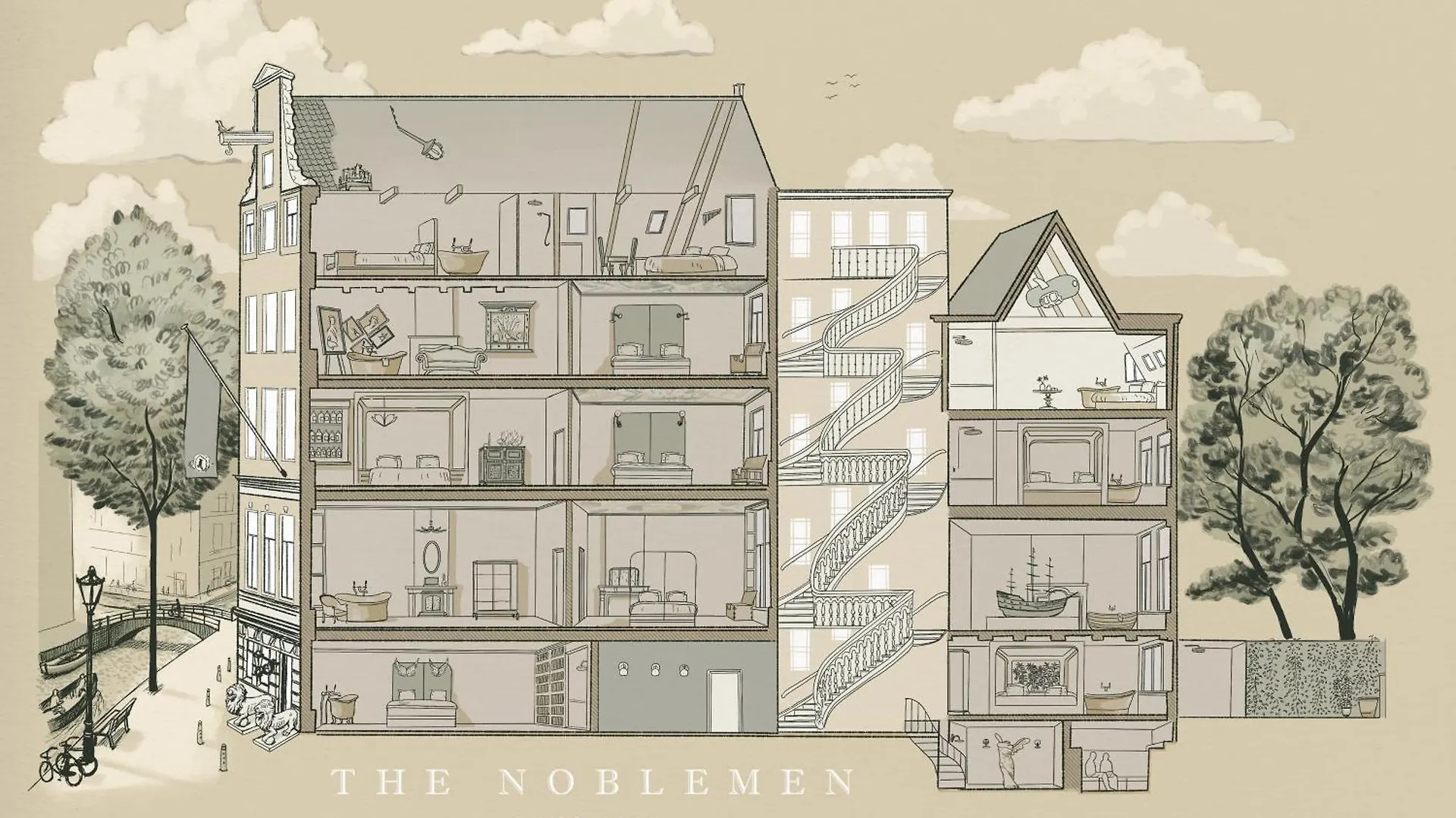 Boutique Hotel The Noblemen Amsterdam 3*,  Netherlands