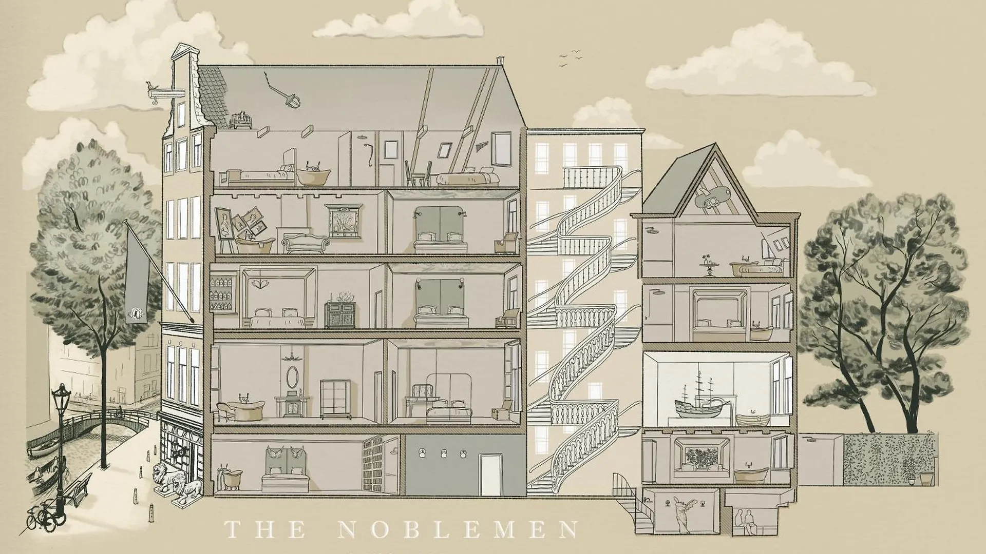 Boutique Hotel The Noblemen Amsterdam 3*,  Niederlande